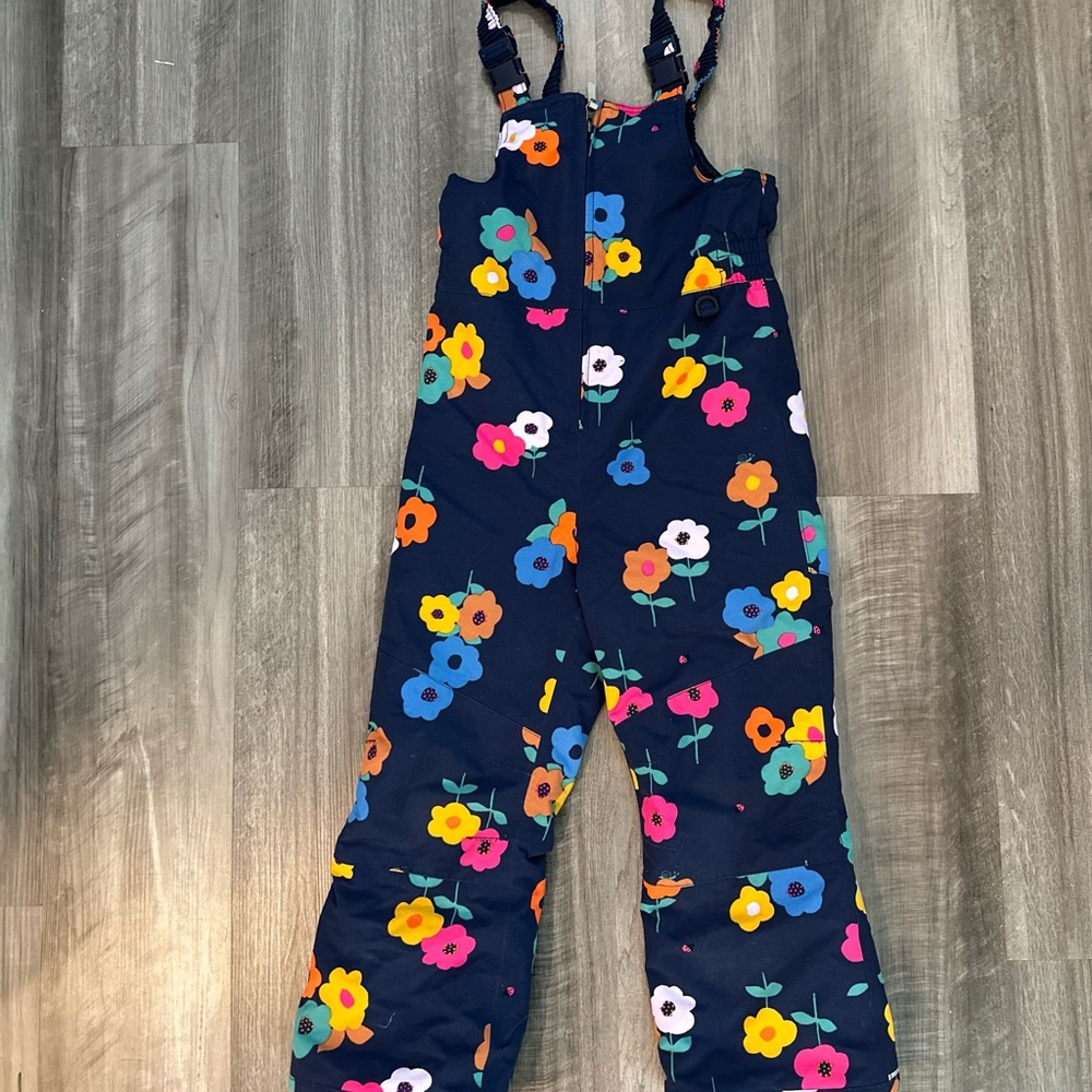 Hanna Andersson Kids snow pants- Navy Floral